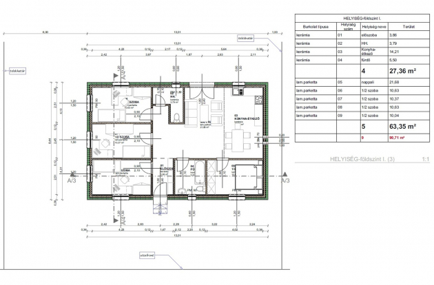 Eladó családiház Jakabszállás